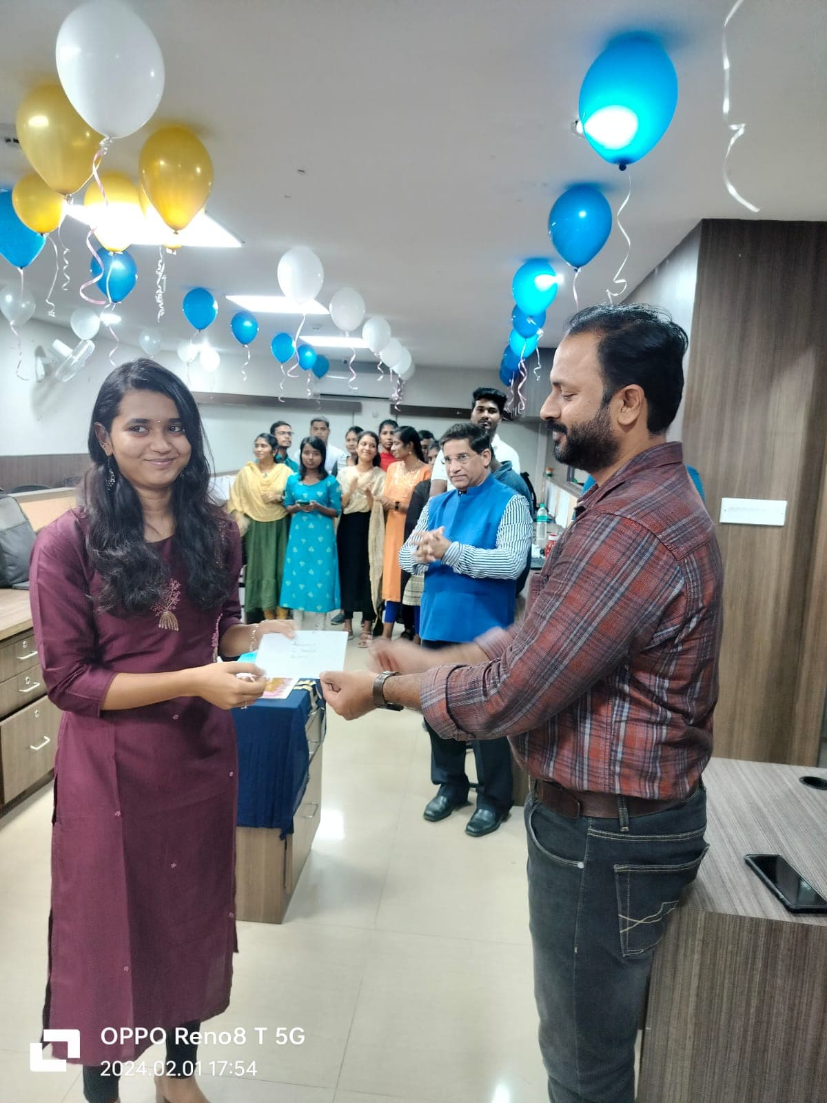 Reward & recognition moment at PRIME's Chennai office