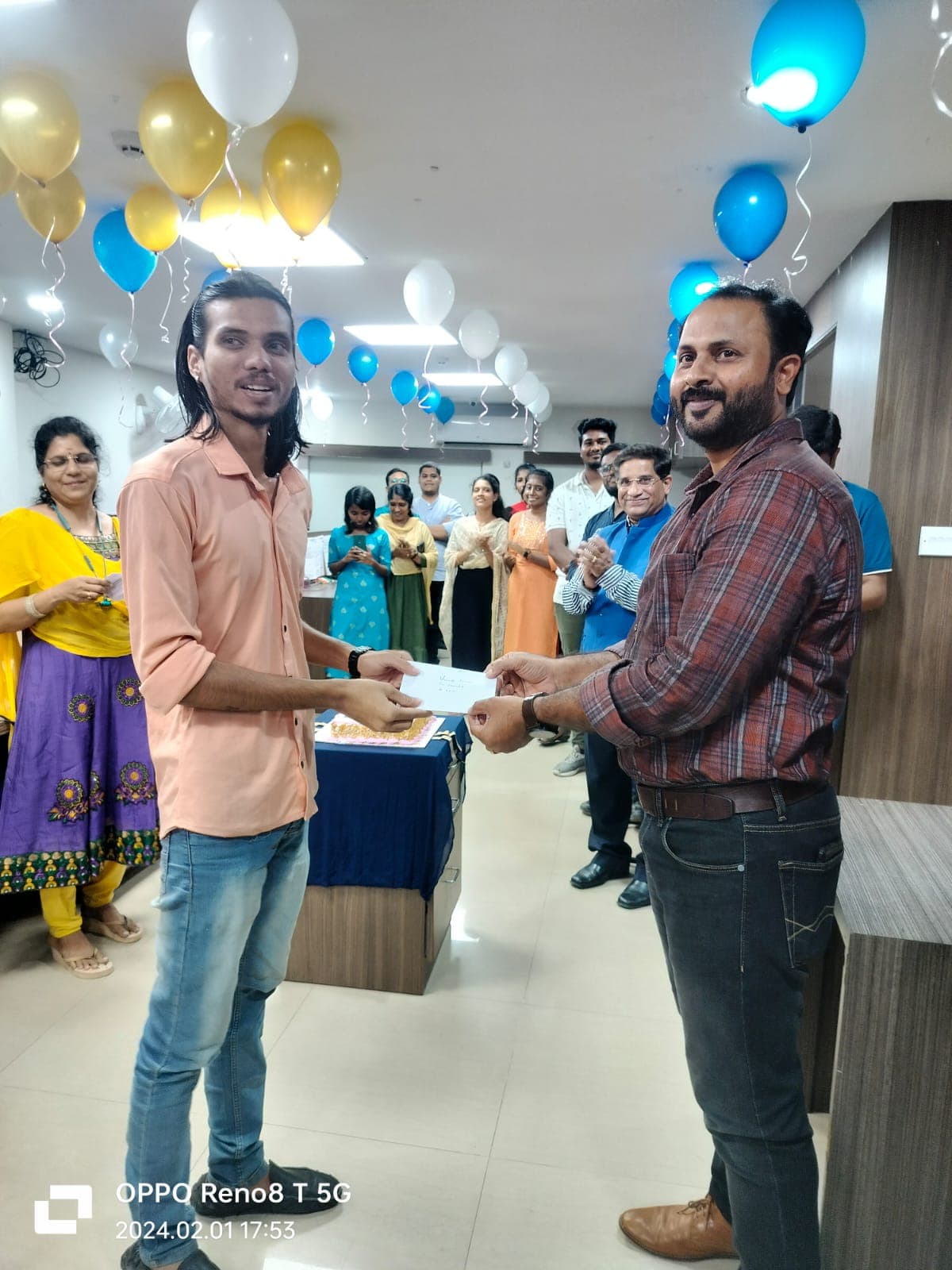 Team members celebrating together at PRIME Chennai